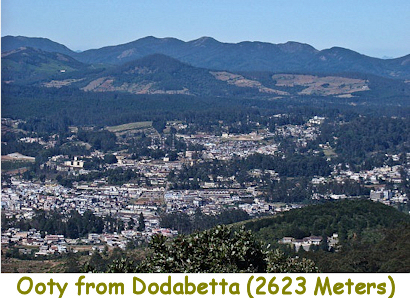 Ooty from Doddabetta