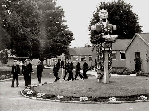 Conway Camp with Nelson  figurehead