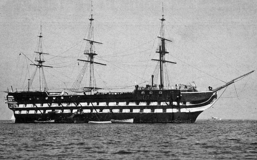 Conway at her moorings