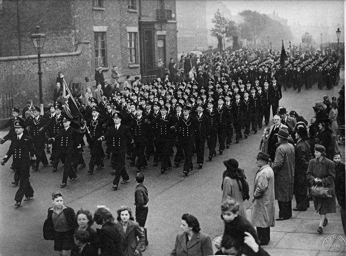 VJ Parade Liverpool 1945