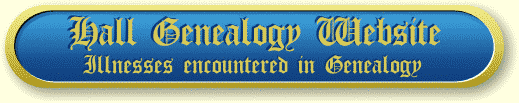 Illnesses encountered in Genealogy