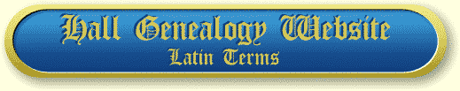Latin Terms